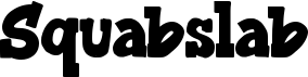 preview image of the Squabslab font