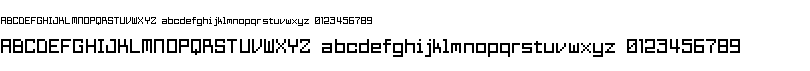 preview image of the Squarewave font
