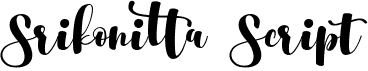 preview image of the Srikonitta Script font