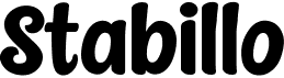 preview image of the Stabillo font