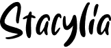 preview image of the Stacylia font