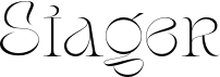 preview image of the Stager font