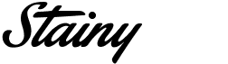 preview image of the Stainy font
