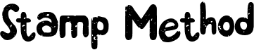 preview image of the Stamp Method font