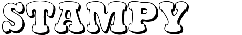 preview image of the Stampy font