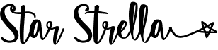preview image of the Star Strella font