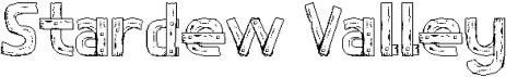 preview image of the Stardew Valley font