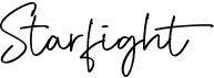 preview image of the Starfight font