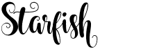 preview image of the Starfish font