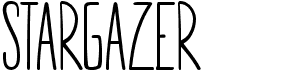 preview image of the Stargazer font