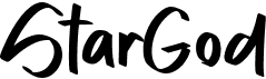preview image of the Stargod font