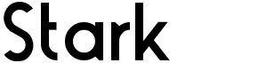 preview image of the Stark font