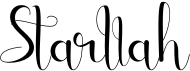 preview image of the Starllah font