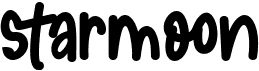 preview image of the Starmoon font