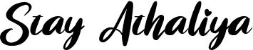 preview image of the Stay Athaliya font