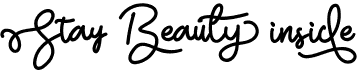 preview image of the Stay Beauty Inside font