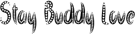 preview image of the Stay Buddy Love font