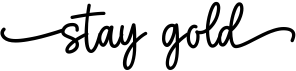 preview image of the Stay Gold font