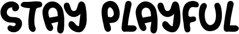 preview image of the Stay Playful font