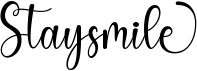 preview image of the Stay Smile font