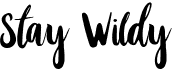 preview image of the Stay Wildy font
