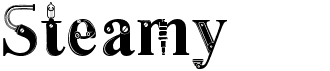 preview image of the Steamy font