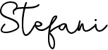 preview image of the Stefani font