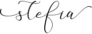 preview image of the Stefia font