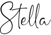preview image of the Stella font