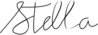 preview image of the Stella Signature font