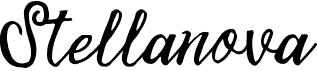 preview image of the Stellanova font