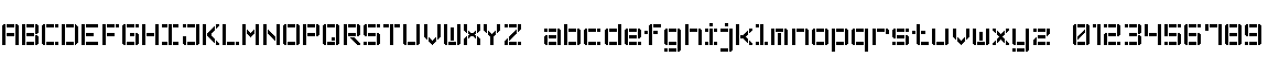 preview image of the Stencil Pixel-7 font