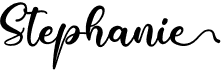 preview image of the Stephanie font