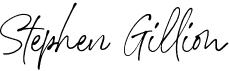 preview image of the Stephen Gillion font