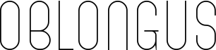 preview image of the STF Oblongus font