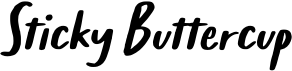 preview image of the Sticky Buttercup font