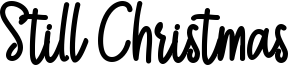 preview image of the Still Christmas font