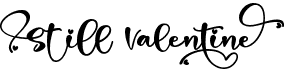 preview image of the Still Valentine font