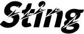 preview image of the Sting font