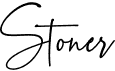 preview image of the Stoner font