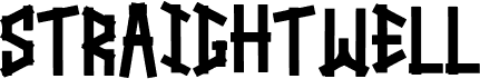 preview image of the Straightwell font