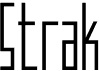 preview image of the Strak font
