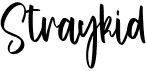 preview image of the Straykid font