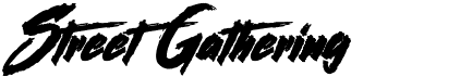 preview image of the Street Gathering font