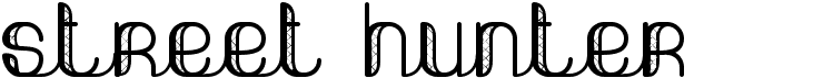 preview image of the Street Hunter font