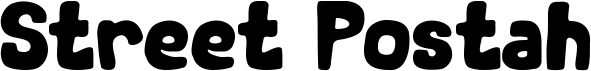 preview image of the Street Postah font