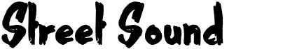 preview image of the Street Sound font
