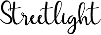 preview image of the Streetlight font