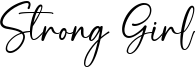 preview image of the Strong Girl font