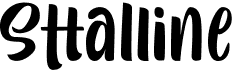 preview image of the Sttalline font